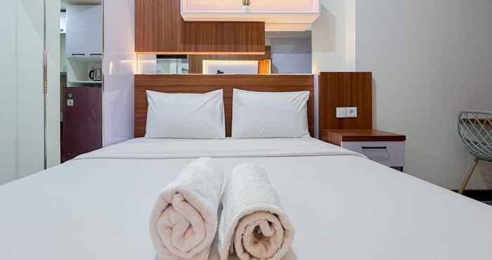Bedroom Studio Scenic Apartment at Vida View Makassar By Travelio