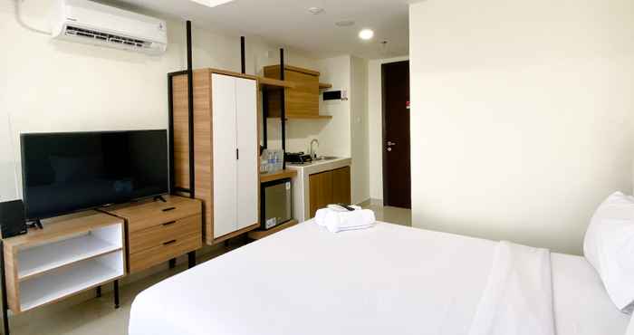 Bilik Tidur Comfortable and Great Deal Studio Pollux Chadstone Apartment By Travelio