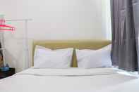 Kamar Tidur Comfort Living Studio at Apartment Osaka Riverview PIK 2 By Travelio