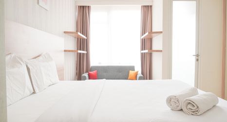 Bedroom 2 Best and Warm Studio at Menteng Park Apartment By Travelio