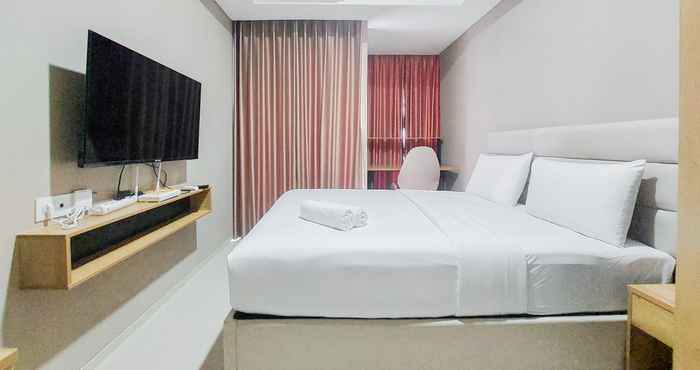 Bedroom Nice and Cozy Studio at Pacific Garden Alam Sutera Apartment By Travelio