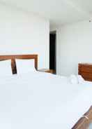 BEDROOM Homey 1BR with Extra Room at Aryaduta Residence Surabaya Apartment By Travelio