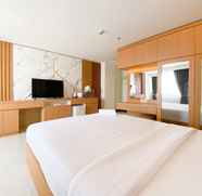 Bedroom 2 Strategic and Homey Studio (No Kitchen) at Sentraland Semarang Apartment By Travelio