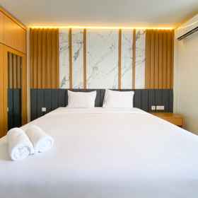 Bedroom1Strategic and Homey Studio (No Kitchen) at Sentraland Semarang Apartment By Travelio,Banyumanik Toll Road Exit飯店