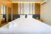 Bedroom Strategic and Homey Studio (No Kitchen) at Sentraland Semarang Apartment By Travelio