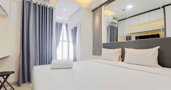 Bedroom Nice and Homey Studio at Transpark Bintaro Apartment By Travelio
