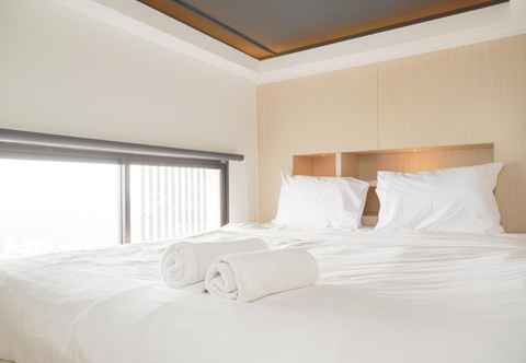Bedroom Comfort Stay Studio Apartment at Anwa Residence Bintaro By Travelio