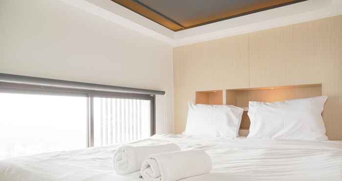 Bedroom Comfort Stay Studio Apartment at Anwa Residence Bintaro By Travelio