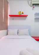 BEDROOM Tidy and Best Deal Studio at Saladdin Mansion Apartment By Travelio