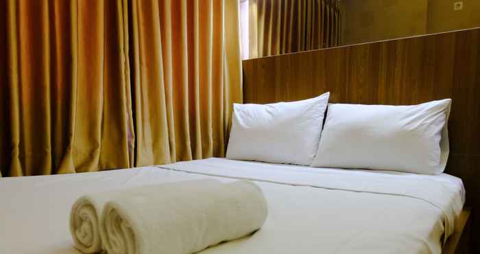 Bedroom Strategic 2BR Apartment at Tamansari Panoramic By Travelio