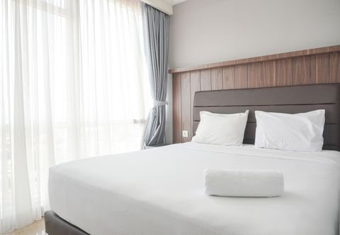 Bedroom Comfy and Modern Look 2BR Menteng Park Apartment By Travelio