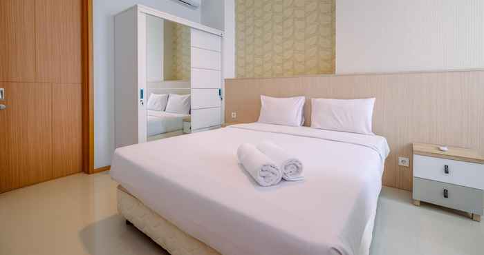 Bedroom Modern and Nice 2BR at Samara Suites Apartment By Travelio