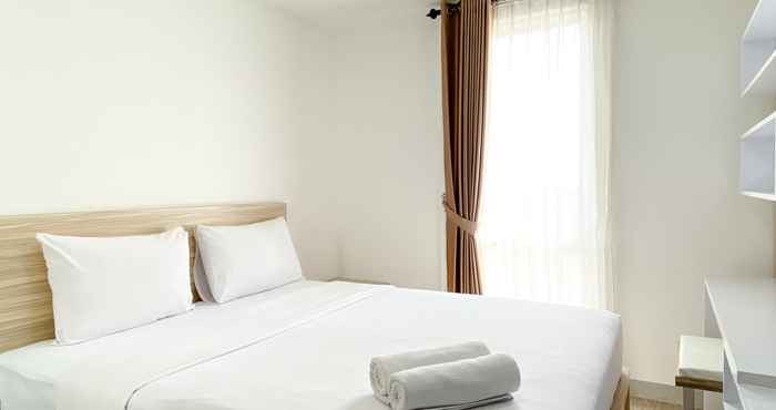 Bedroom Compact and Homey Studio at Azalea Suites Apartment By Travelio