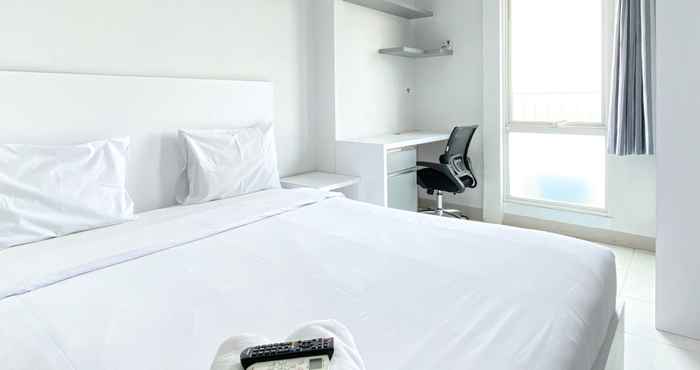 Bedroom Nice and Minimalist Studio at Azalea Suites Apartment By Travelio