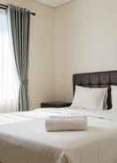 BEDROOM Full Furnished with Comfort Design 2BR at Thamrin Residence Apartment By Travelio