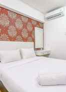 BEDROOM Fully Furnished and Homey Studio at Green Bay Pluit Apartment By Travelio