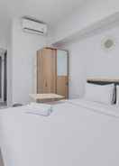 BEDROOM Homey and Compact Studio Tamansari Bintaro Mansion Apartment By Travelio