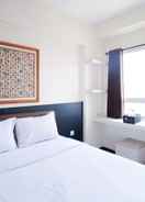 BEDROOM Homey and Nice Studio at Puri Mas Apartment By Travelio