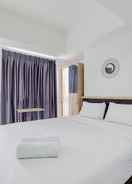 BEDROOM Homey Living Studio Apartment at Tamansari Bintaro Mansion By Travelio