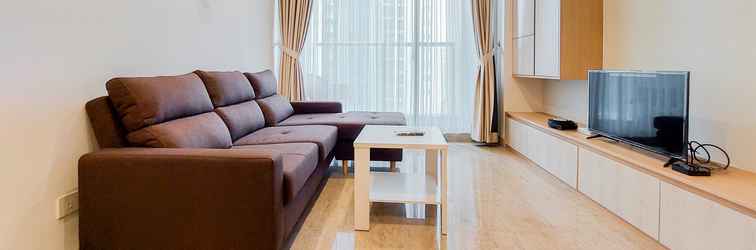 Lobby Comfort and Nice 2BR at Branz BSD City Apartment By Travelio