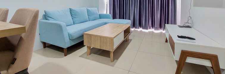 Lobby Cozy and Comfortable 2BR Tamansari Bintaro Mansion Apartment By Travelio