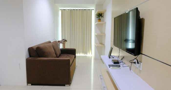 Common Space Homey 2BR at Tamansari La Grande Apartment By Travelio