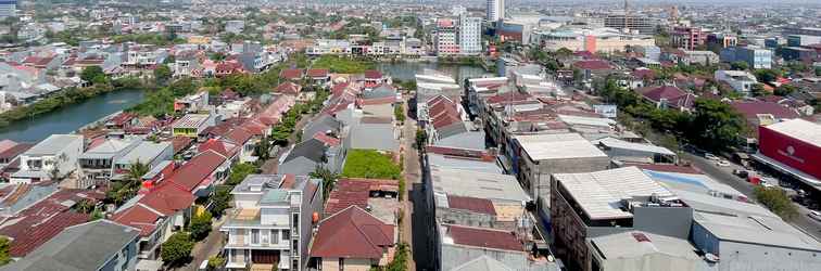 Lobby Best Deal and Modern Studio Vida View Makassar Apartment By Travelio