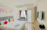 Bedroom 3 Elegant and Good Choice Studio Menteng Park Apartment By Travelio