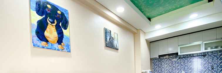 Lobi Homey and Best Deal 1BR Apartment Grand Sentraland Karawang By Travelio