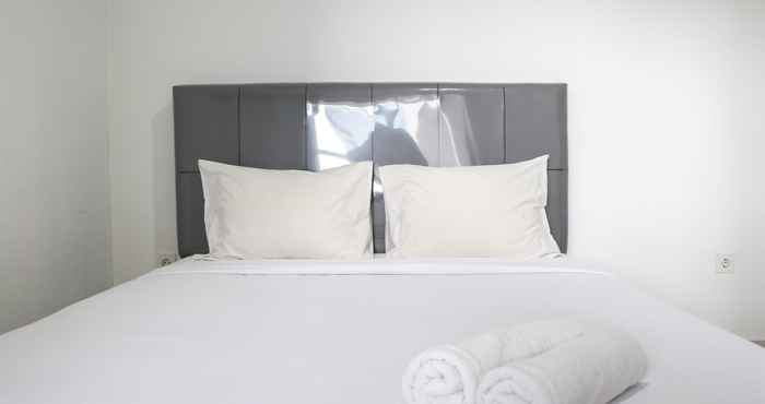 Bedroom Prime View 1BR at Tamansari Tera Residence Apartment By Travelio
