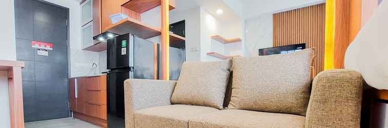 ล็อบบี้ Homey and Good Studio at Collins Boulevard Apartment By Travelio