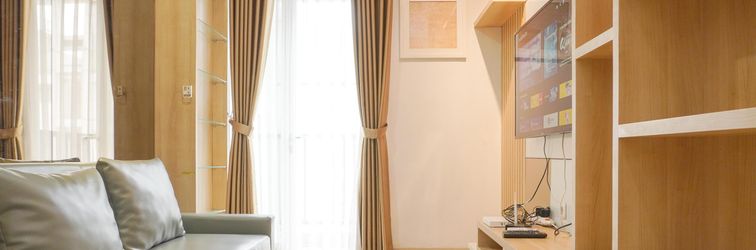 Lobby Homey and Nice 2BR Signature Park Grande Apartment By Travelio