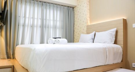 Bedroom 2 Minimalist 1BR Parahyangan Residence Apartment By Travelio