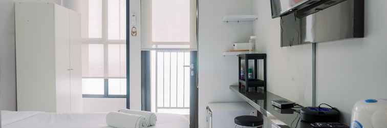 Lobby Cozy Stay Studio Apartment at Transpark Bintaro By Travelio