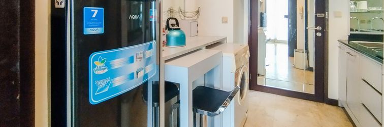 Lobby Best Location 1BR without Living Room Braga City Walk Apartment By Travelio