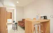 Common Space 6 Homey and Minimalist 1BR Cinere Bellevue Suites Apartment By Travelio