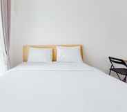 Bedroom 3 Homey and Best Deal Studio Sky House Alam Sutera Apartment By Travelio