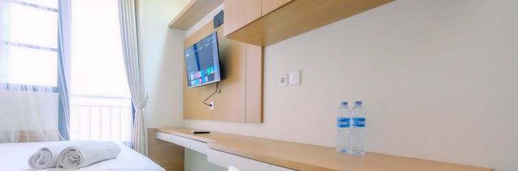 로비 Strategic and Good Choice 2BR without Living Room Evenciio Apartment By Travelio