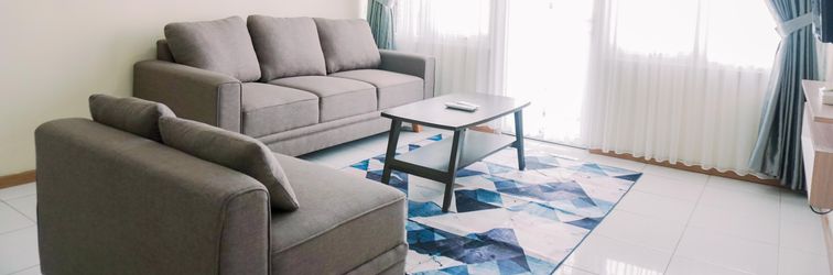 Lobi Homey and Gorgeous 2BR at Grand Palace Kemayoran Apartment By Travelio