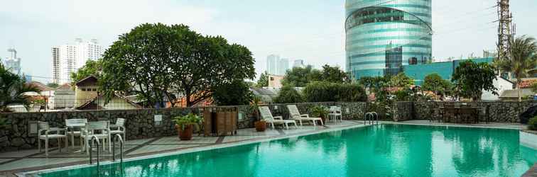 Lobi Comfortable 2BR at Apartment Semanggi By Travelio