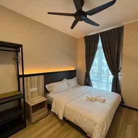 Bedroom1Alia Express Dey Hotel,Pantai Cahaya Bulan飯店