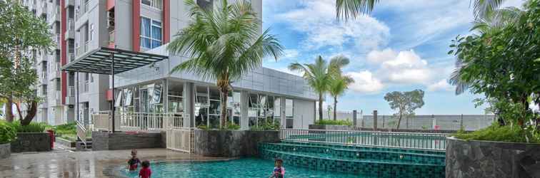 Lobby Scenic and Cool Studio Apartment Vida View Makassar By Travelio
