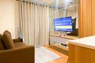 Lobby Modern Look and Comfy 1BR Gateway Park LRT City Bekasi Apartment By Travelio