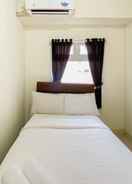 BEDROOM Homey and Good Choice 2BR at Green Pramuka City Apartment By Travelio