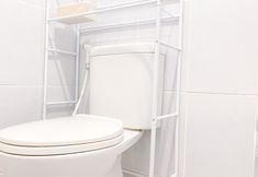 In-room Bathroom 5 Restful and Well Furnished 2BR Tokyo Riverside PIK 2 Apartment By Travelio