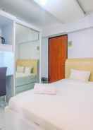 BEDROOM Homey and Good Studio at Kebagusan City Apartment By Travelio