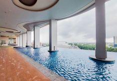 Swimming Pool 6 Homey and Best Studio at Transpark Bintaro Apartment By Travelio