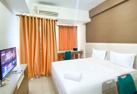 Bedroom Simply Look and Tidy Studio at Grand Dhika City Apartment By Travelio