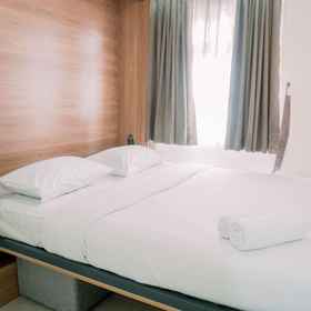 Bedroom 1 Comfort and Best Deal 2BR Green Pramuka City Apartment By Travelio, Kantor Garuda Mas Pulo Gadung Hotels