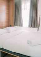 BEDROOM Comfort and Best Deal 2BR Green Pramuka City Apartment By Travelio